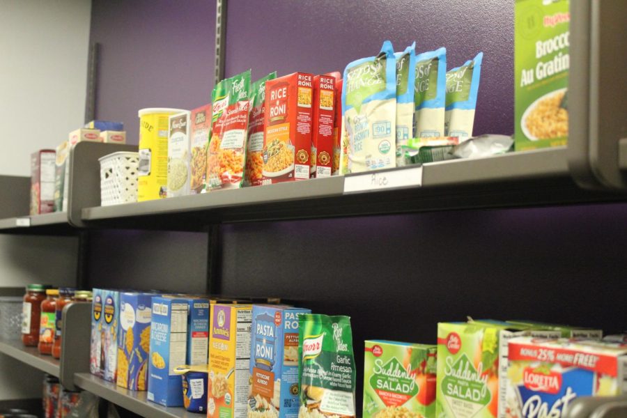 Many students benefit from the Panther Pantry, which is located in Maucker Union. 