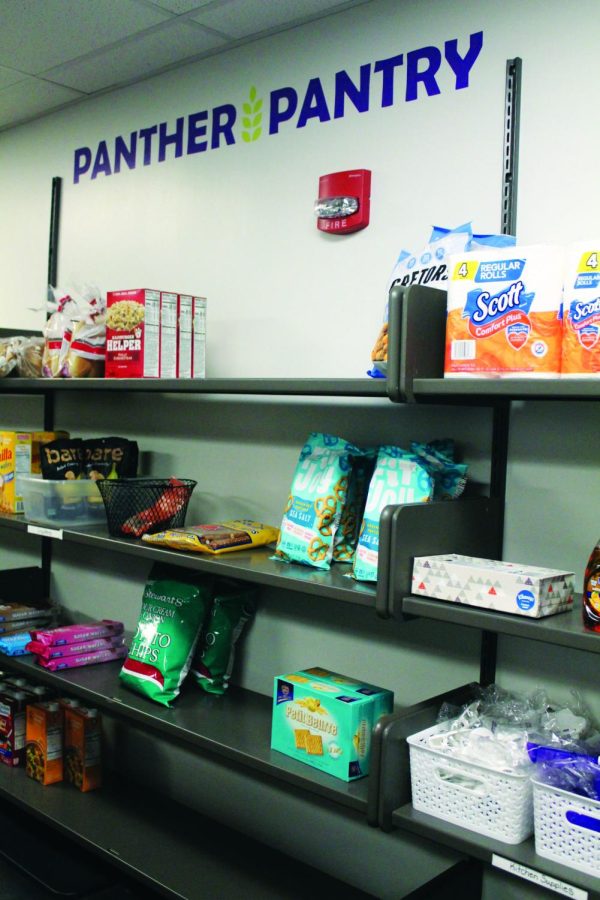 The Panther Pantry is located in the basement of Maucker Union and is open from noon to 6 p.m. on Monday and Tuesday from noon to 5 p.m. They are also open on Wednesday from noon to 5 p.m. and on Thursday from 1 p.m. to 6 p.m.