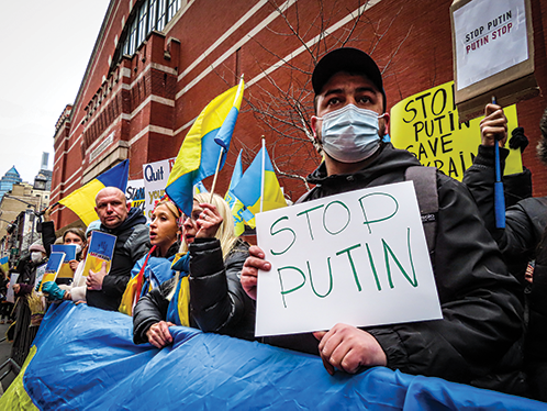 With Putin leading the war, protestors and citizens have taken to the streets in Ukraine and all over the world. 