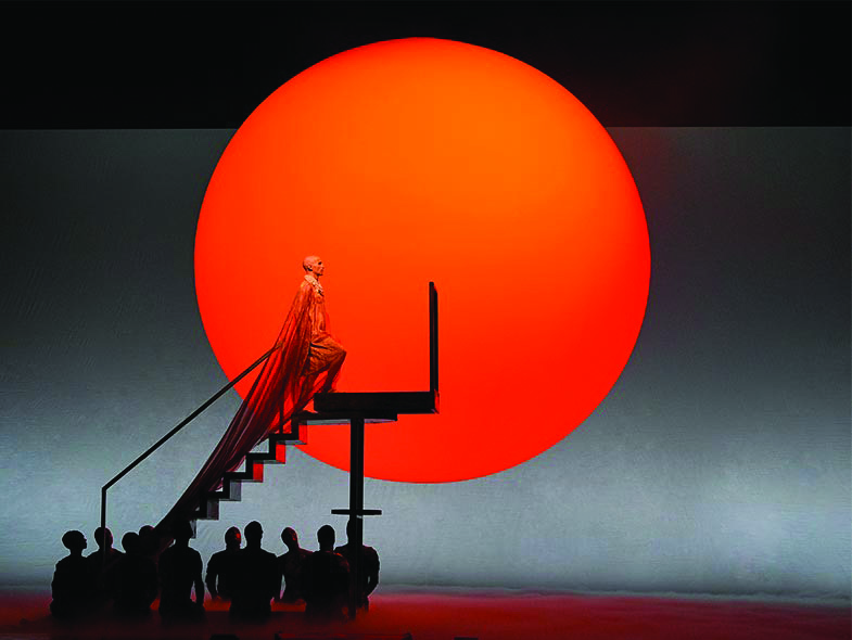 Philip Glass production of Akhaten at the Metropolitan Opera.