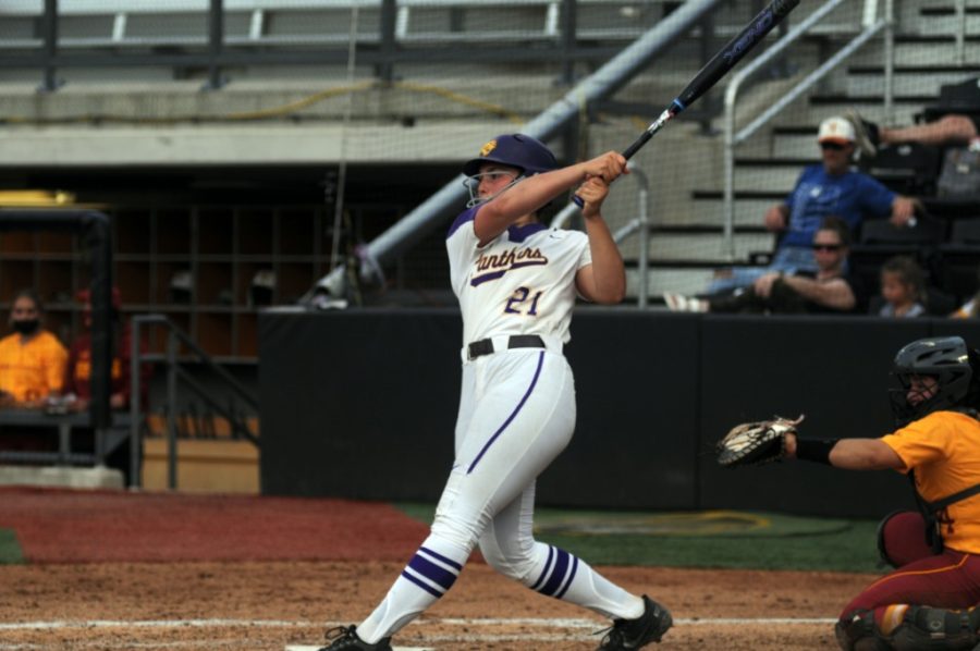 UNI softball kept rolling with a doubleheader sweep on Tuesday. They have now won 10 consecutive games and currently stand in first place in the Missouri Valley Conference with a 14-1 record in league play. 