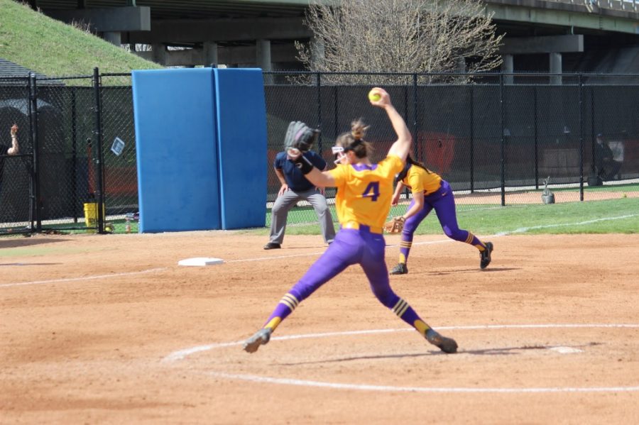 UNIs Kailyn Packard pitched five scoreless innings on Wednesday against Iowa State, helping the Panthers beat the Cyclones with the score of 12-4 in Ames.