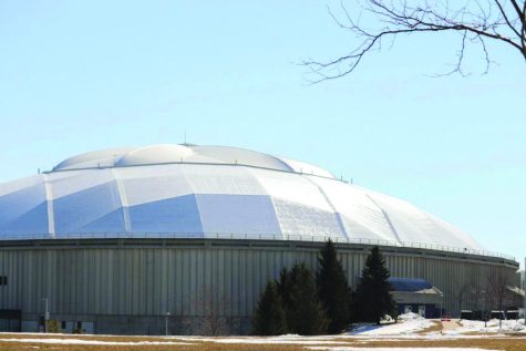 The Board of Regents approved the replacement of the fabric portion of the roof of the UNI-Dome, with construction planned to take place in Spring 2023. 