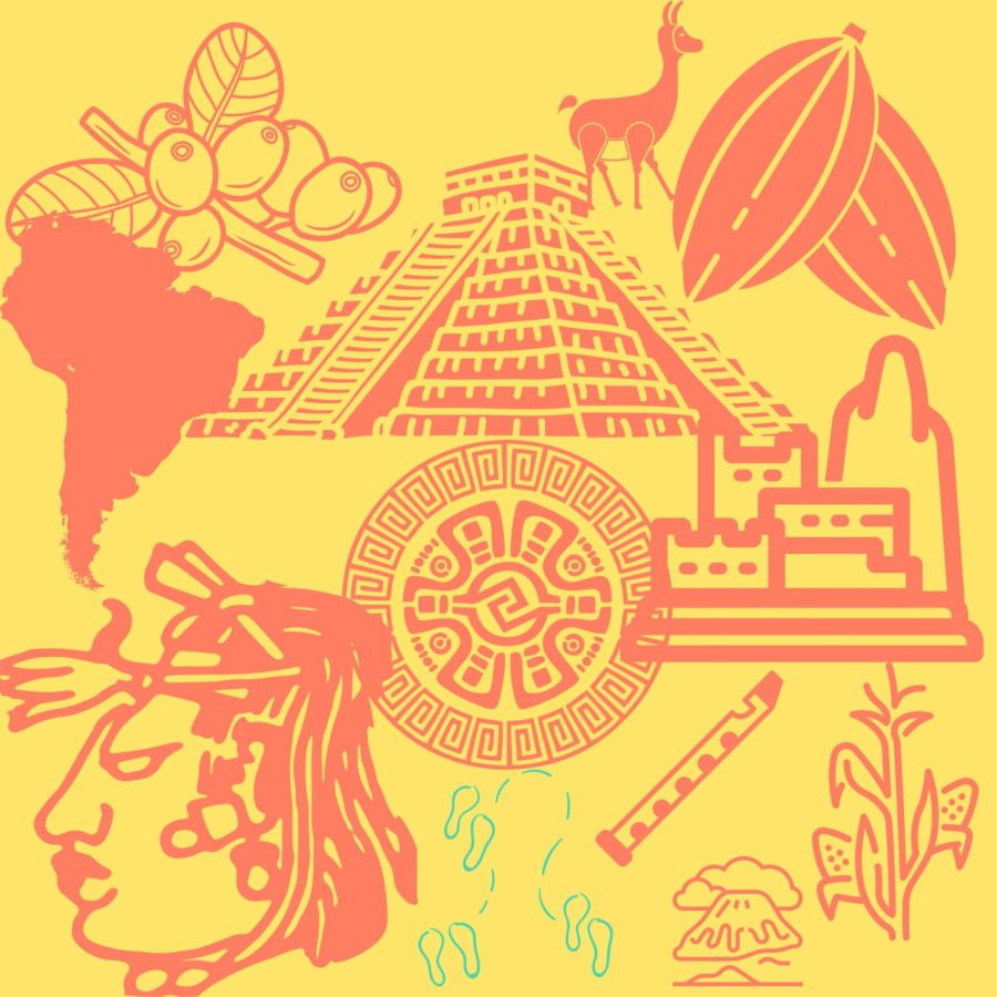 Este es un diseño representando la historia latinoamericana y las culturas y tradiciones han transcendido con el tiempo. 