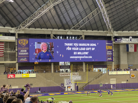 Bohls donation was announced during the Homecoming football game on Oct. 8. Bohl graduated from UNI in 1962 with a degree in mathematics before starting a career in the computer field with IBM. 