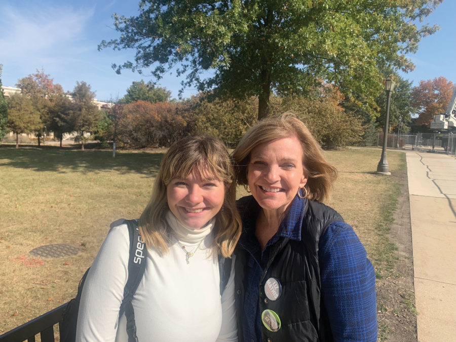 Opinion Columnist Bailey Klinkhammer pictured left is with Sen. Liz Mathis pictured right. 