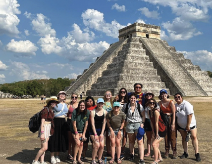 A group of students went to a faculty-led trip to Mexico this past summer. This year, all of the faculty-led programs are tied to UNIFI credit instead of Capstone credit, meaning that students are no longer required to be of junior standing to participate in the two to three week long programs. 