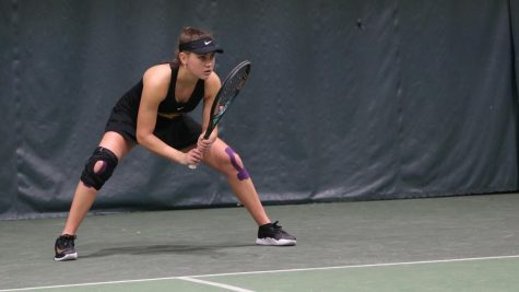 Darta Dalecka has traveled thousands of miles from her home in Latvia, and is now a standout on the UNI tennis team. 