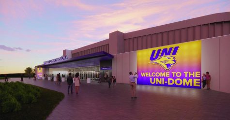 The above rendering shows a possible vision for the finished product of the UNI-Dome renovations. The project will include wider concourses, a new indoor track and greater accessibility. The project, part of the Our Tomorrow campaign, has raised over $10.7 million out of its $50 million goal. 