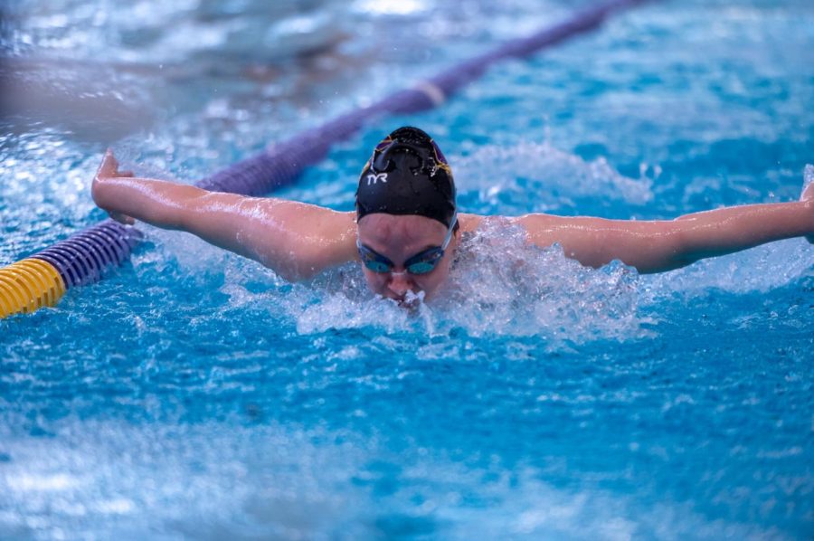 The UNI swimming & diving team competed against Iowa State and West Virginia this weekend. The Panthers fell to both the Cyclones and the Mountaineers. 