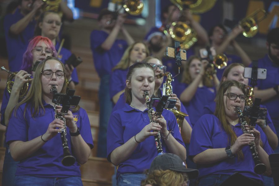 For many pep band students, the postseason opportunities are a highlight to the season. Students and faculty alike are very grateful to have the opportunity to support Panther basketball at the tournaments. 