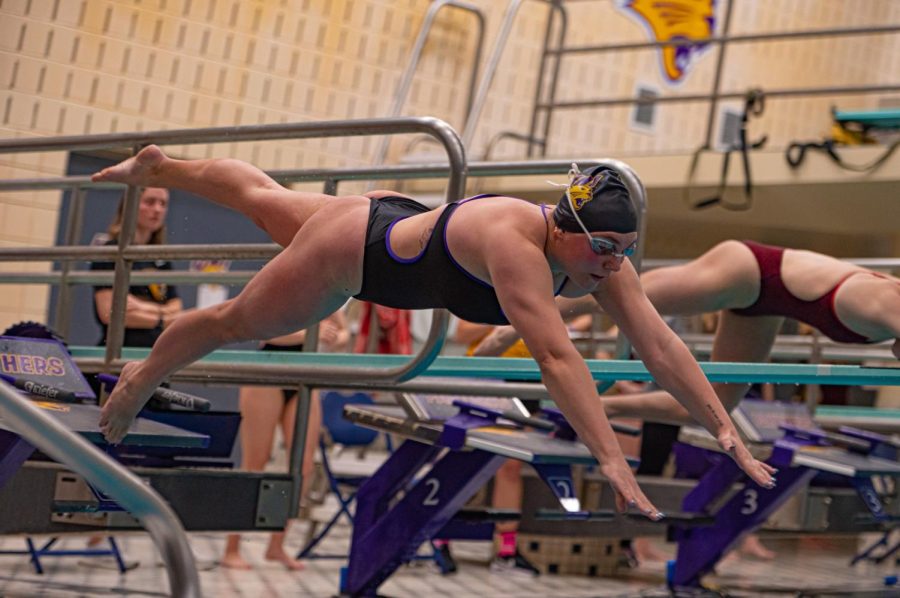 The UNI swimming & diving team competed at the Coyote Invitational in Sioux Falls, S.D. this past weekend, hosted by the University of South Dakota. 