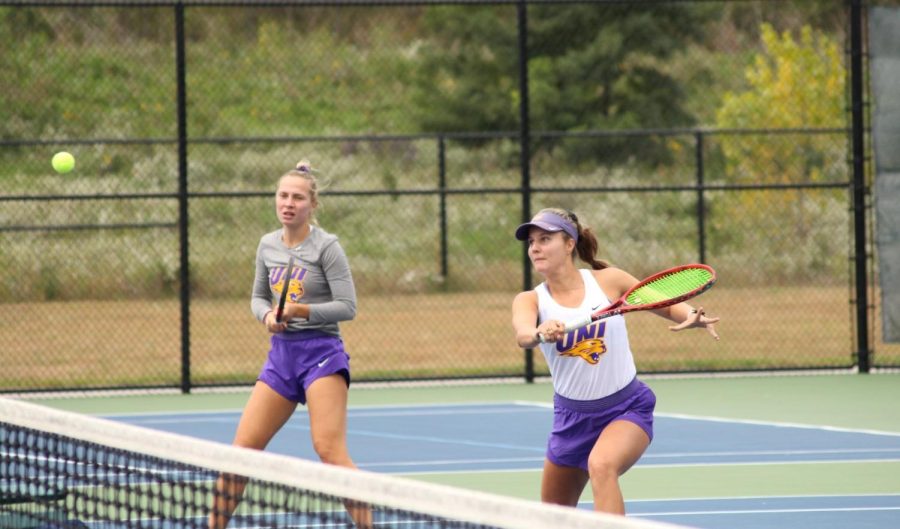 The UNI tennis team was defeated by SIU-Edwardsville on Sunday, but secured a victory over Omaha on Tuesday.