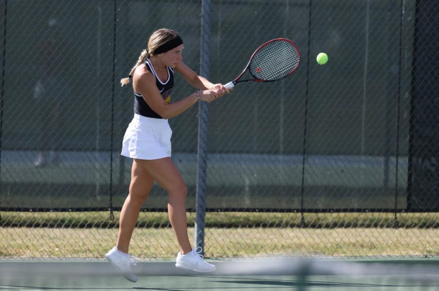 Andrijana+Brkic+picked+up+a+pair+of+victories+against+UIC%2C+winning+both+her+singles+and+doubles+matches.