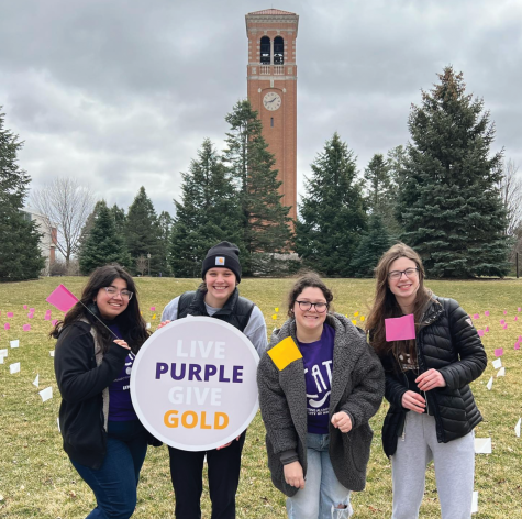 Last year during the Field of Flags event, UNI CATS planted 469 flags, each one representing 20 of the prior year’s 9,379 donors.