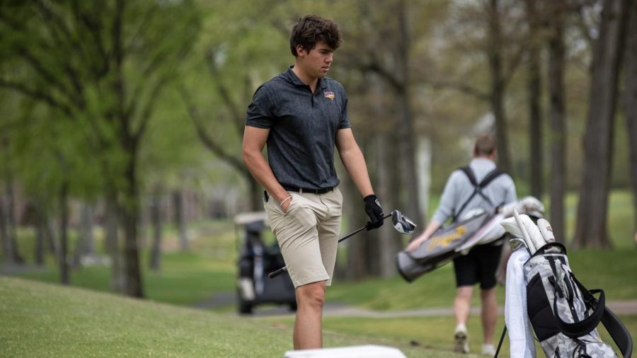 Griffin Parker was UNI’s top performer at the Missouri State Intercollegiate, shooting two over par with a 73.