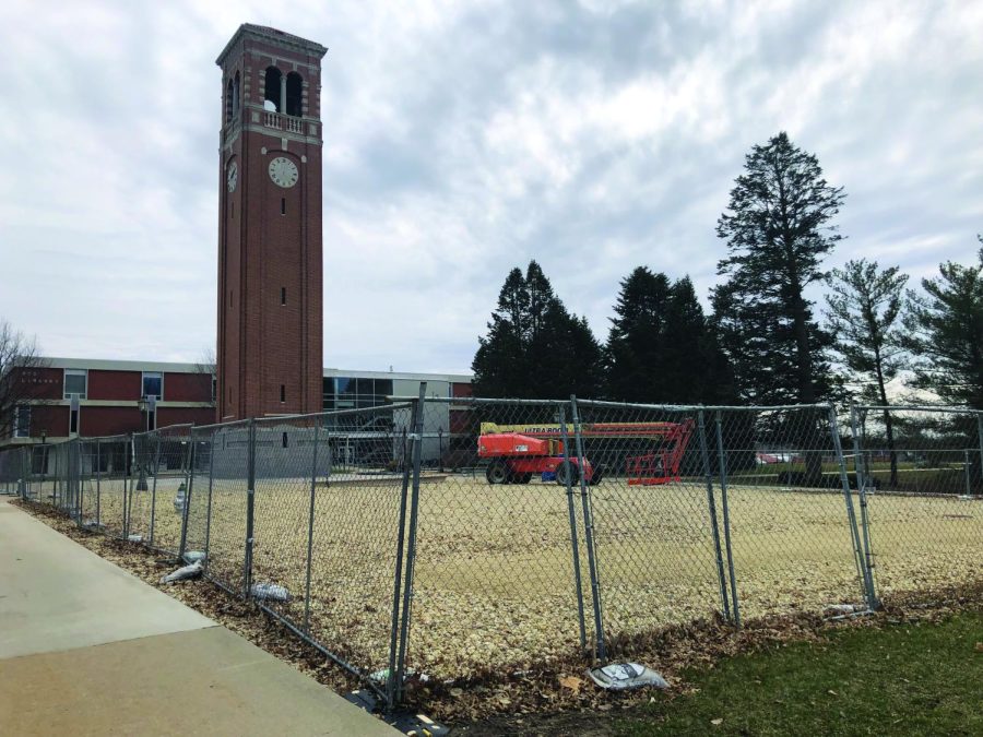 The Campanile has been silent since the bells were removed in October for refurbishing. The bells are expected to return to campus at the beginning of May.