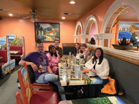 The NI 2022-2023 staff went out to eat together at Los Cabos to celebrate their achievements together.