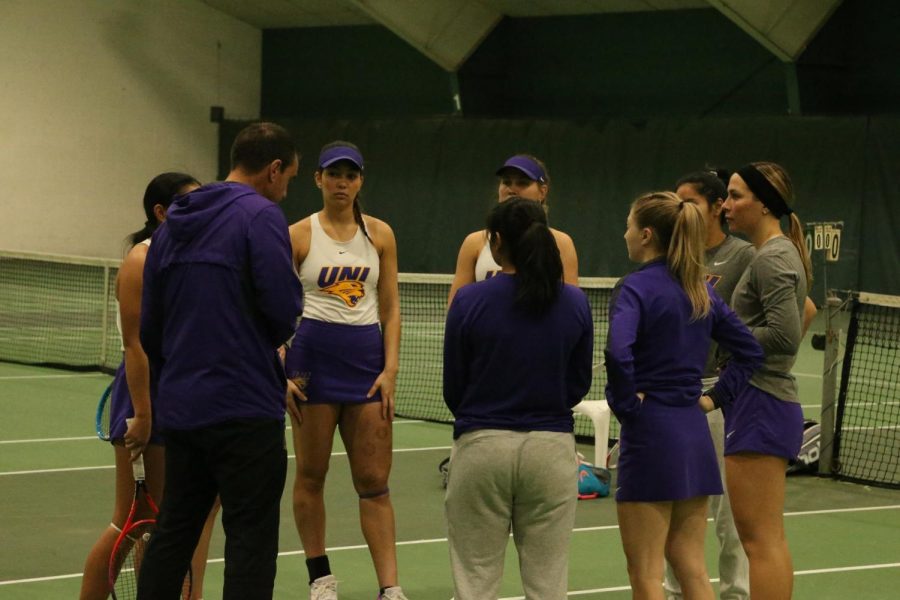 The UNI tennis team dropped a pair of matches over the weekend, falling to Belmont and Murray State.