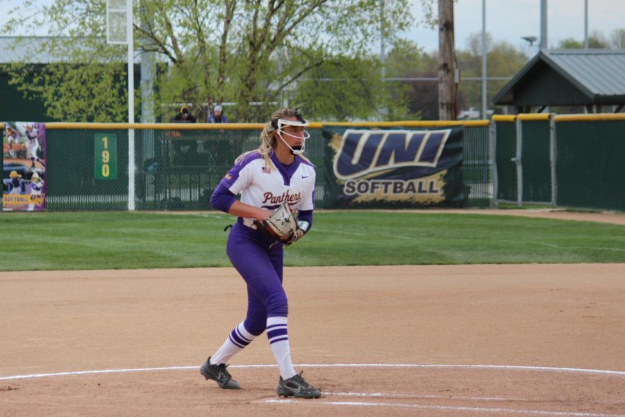 Samantha Heyer (2) has continued her outstanding performance this season, being named MVC Pitcher of the Week for a third time.