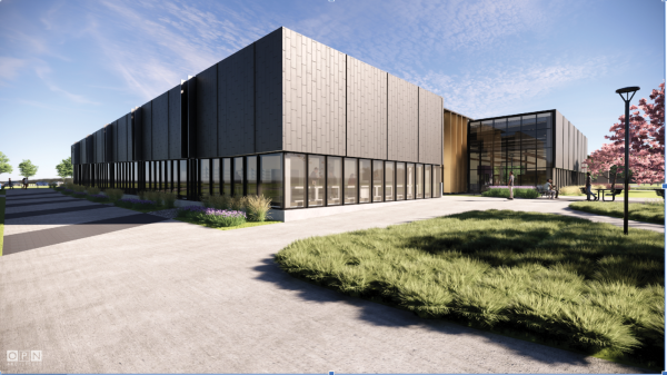 The new engineering degree will be housed in the newly-renovated Applied
Engineering Building, as phase one of the project is set to be open for the spring 2024 semester. The artist rendering above shows the new space.