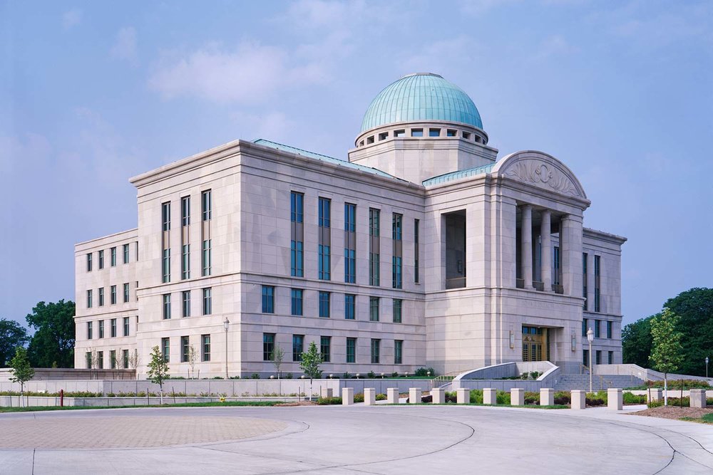 The Iowa Supreme Court building, pictured above.