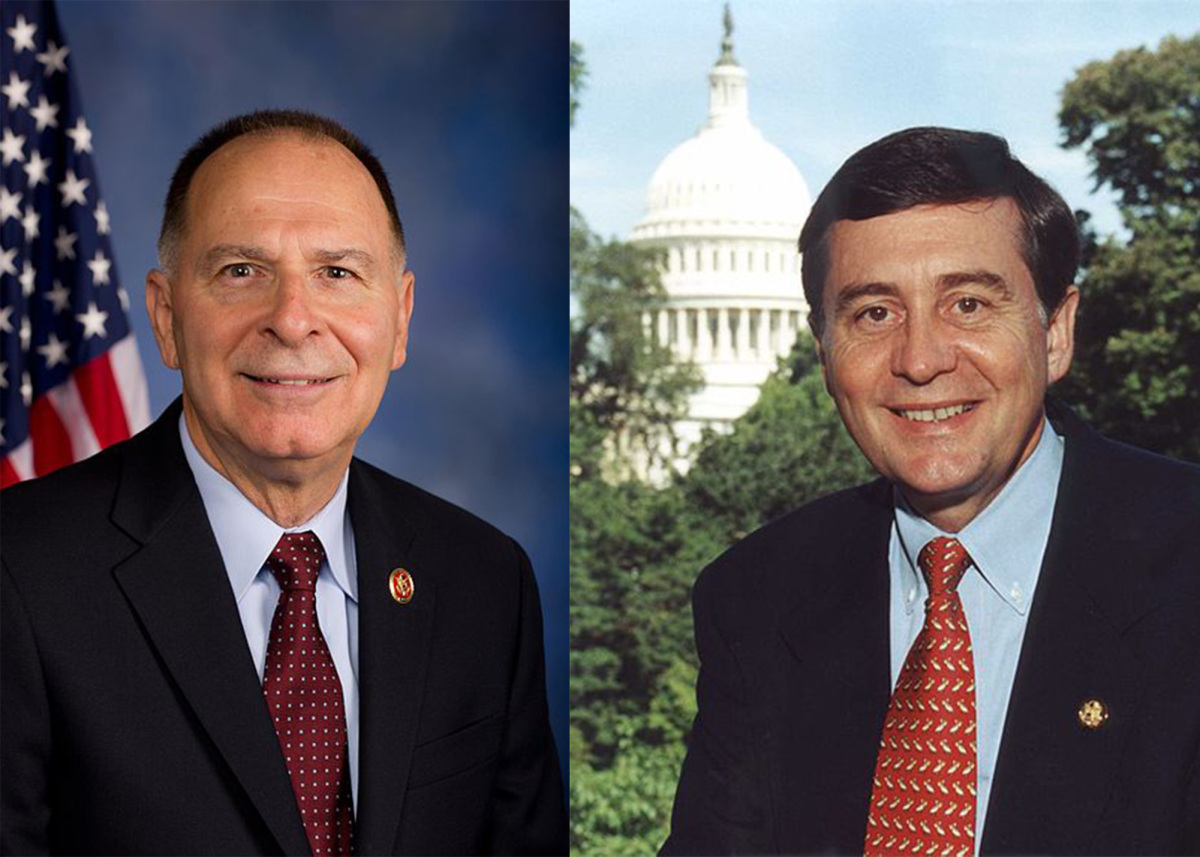 William Enyart (left) represented Southern Illinois in the U.S. House of Representatives for two years. Gil Gutknecht (right) served as a representative for Minnesota in the U.S. House of Representatives for 12 years.