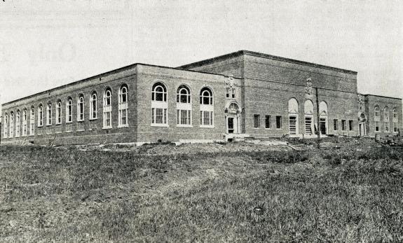 The photograph above appeared in an August 1925 edition of the College Eye, one of the previous names for UNI’s student newspaper. It shows the West Gym nearing completion before it opened in November of that year. The Iowa Board of Regents approved a request this past November to demolish the West Gym after nearly a century on campus.