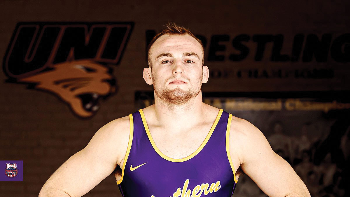 UNI+wrestler+Parker+Keckeisen+won+his+fourth+straight+Big+12+Wrestling+title+this+past+week.+He+is+now+ranked+first+overall+seed+going+into+the+national+tournament+for+the+second+year+in+a+row.