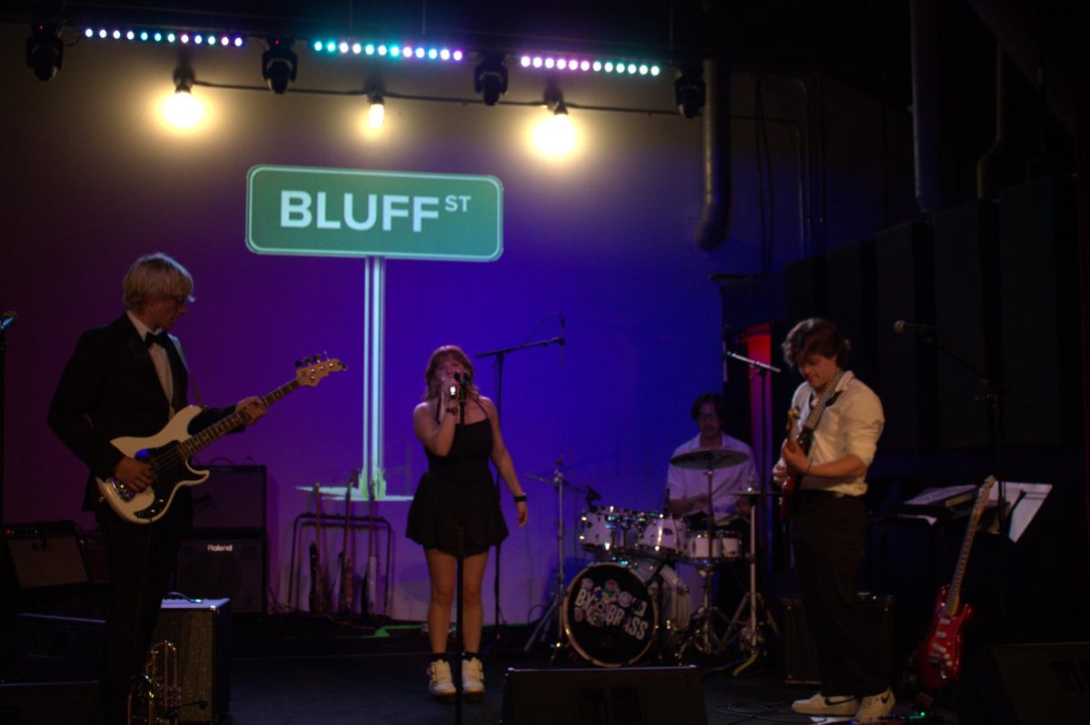Bluff Street is an indie pop band that was founded in Cedar Falls, by Riley Jane, Braden Sabin, Breven Biermann, Julian McGuinty, all students at UNI.