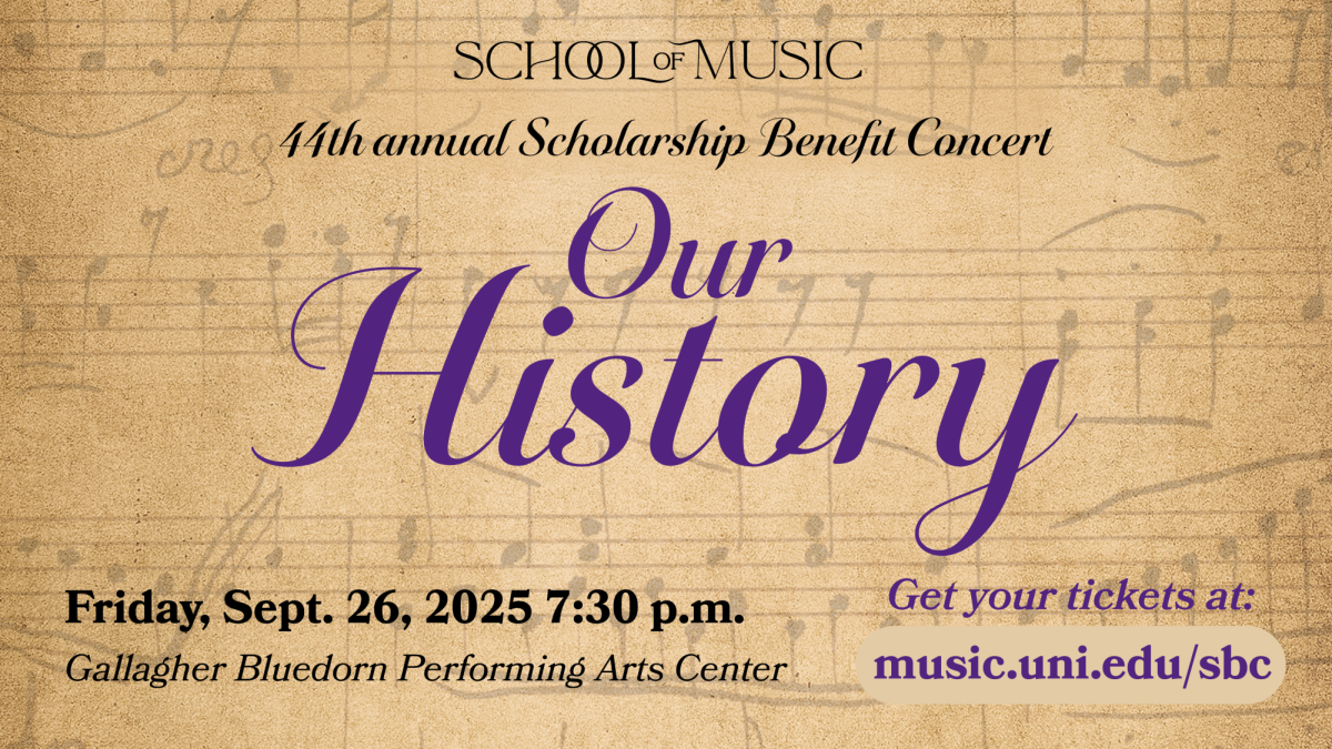 UNI School of Music to Host 44th Annual Scholarship Benefit Concert