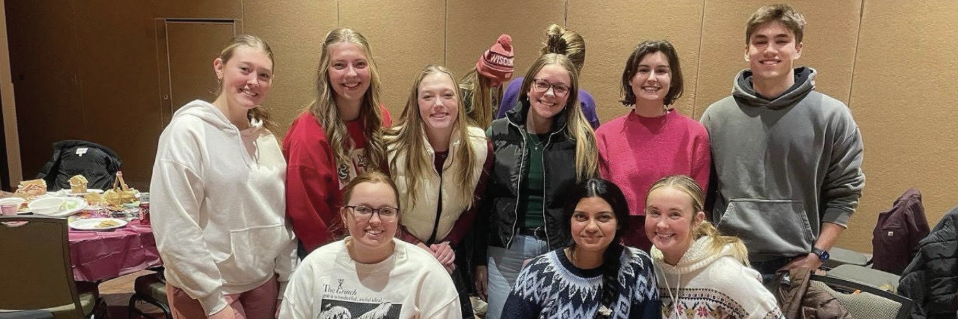 UNI’s Entrepreneur's Club celebrated their first holiday business party!