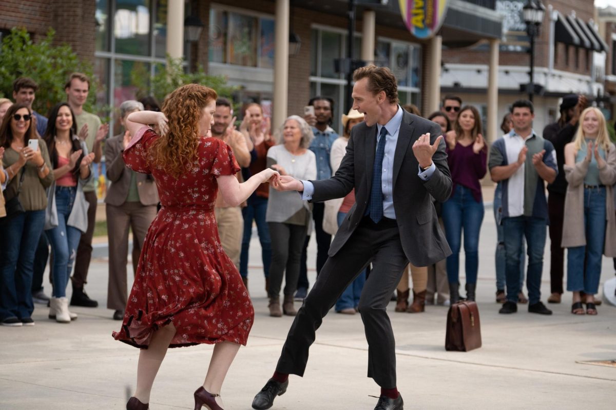 Tom Hiddleston and Annalise Basso in 'The Life of Chuck', released in 2024.