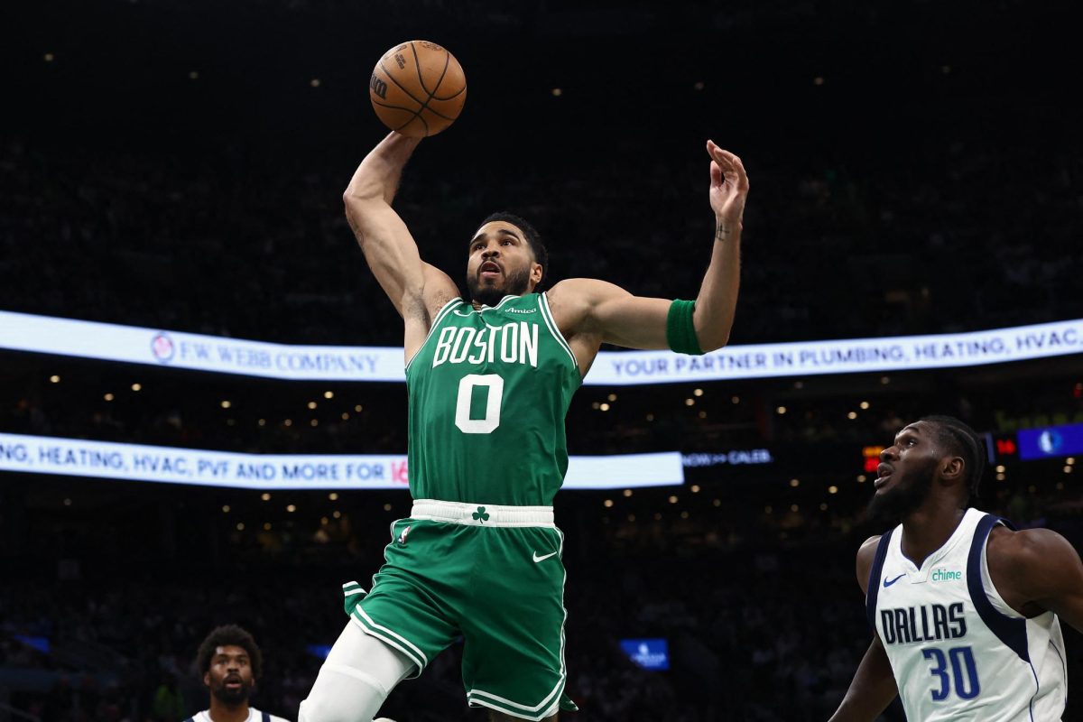 Tatum scored 15 points vs the Mavericks in his return.