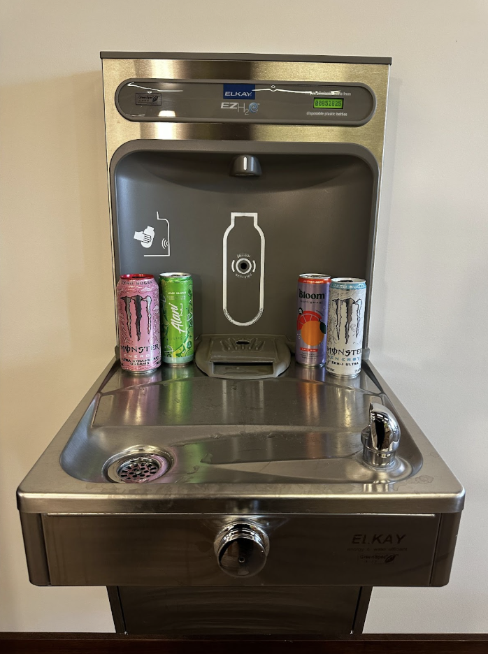 Maucker Union Adds Energy Drink Drinking Fountains
